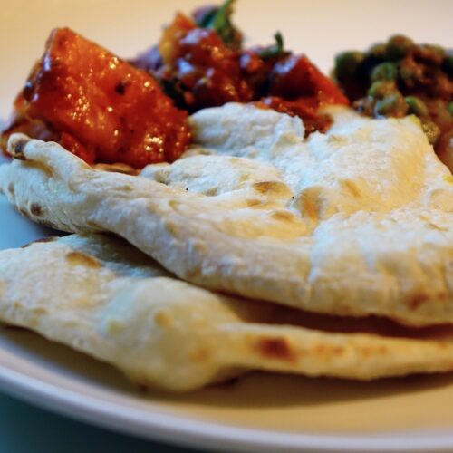 česnekový naan